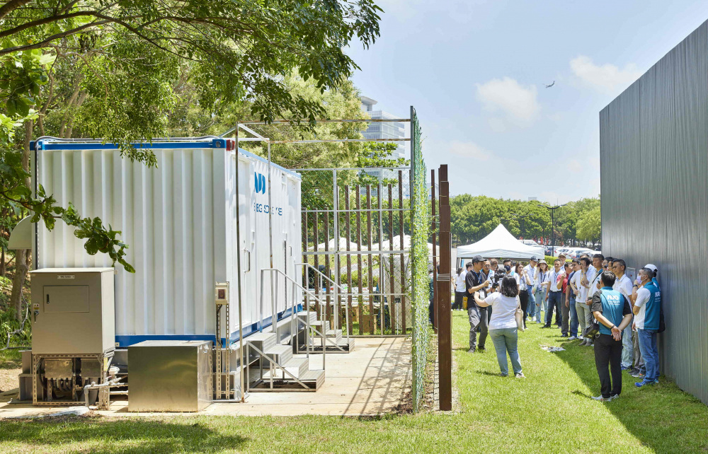 友達西大墩窯文化館建置屋頂全綠電及儲能櫃，為兼具創能儲能的永續綠能場域