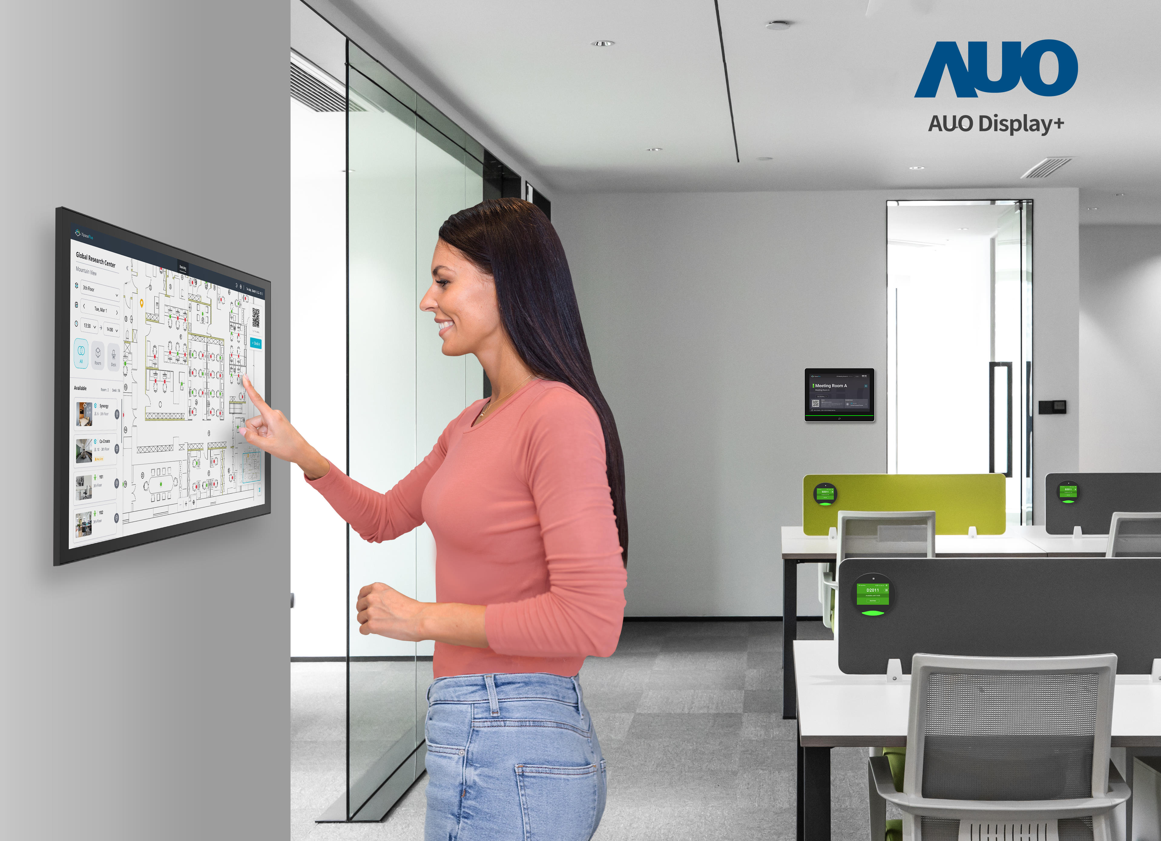 达擎会议空间管理解决方案可应用于空间预约和管理流程，将办公空间的查询、预约和保留等流程自动化，为用户提供更灵活、弹性的工作模式