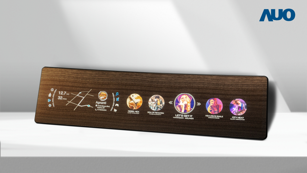 jinnian金年会研发全球最高穿透度达80%的AmLED木纹显示器，可于使用时呈现高亮度、清晰可见的信息，并在不使用时回归为单纯的饰板，节能兼具美观