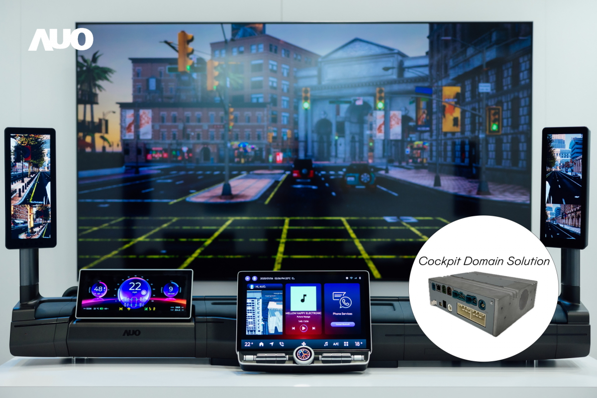 友達「智慧座艙域控解決方案」可做為車內運算的核心平台，驅動創新人機介面與豐富的座艙應用，獲得台灣精品標誌肯定