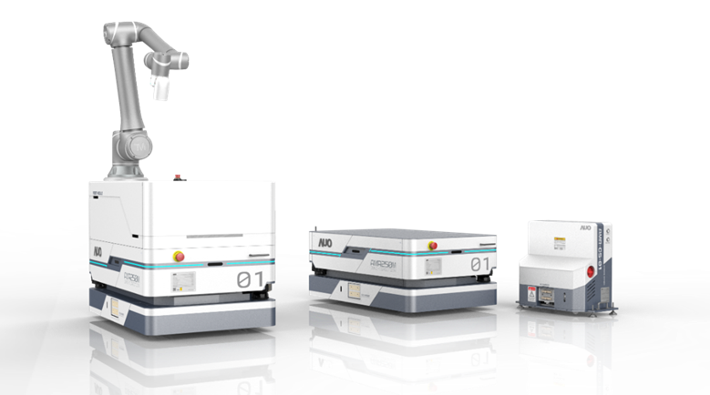 友達數位開發的自主式移動機器人（AMR250M），搭配全向輪並結合AI演算法、2D LiDAR、3D攝影機等技術，協助客戶實現產線全自動化